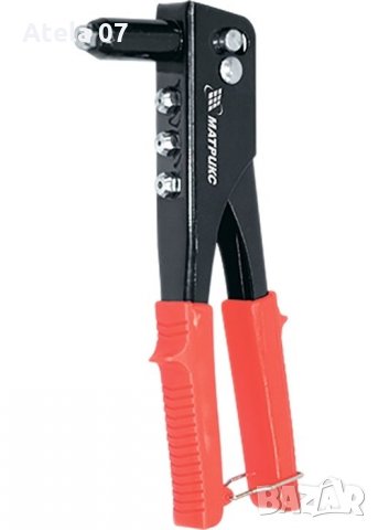  Нитачка, 225 mm, за поп-нитове 2,4-3,2-4,0-4,8 mm MTX