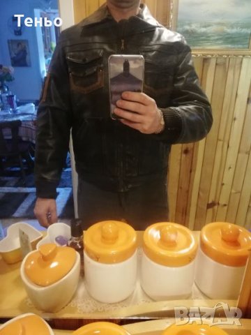 Кожено яке Primo Emporio, Шлифер, снимка 5 - Якета - 26771497