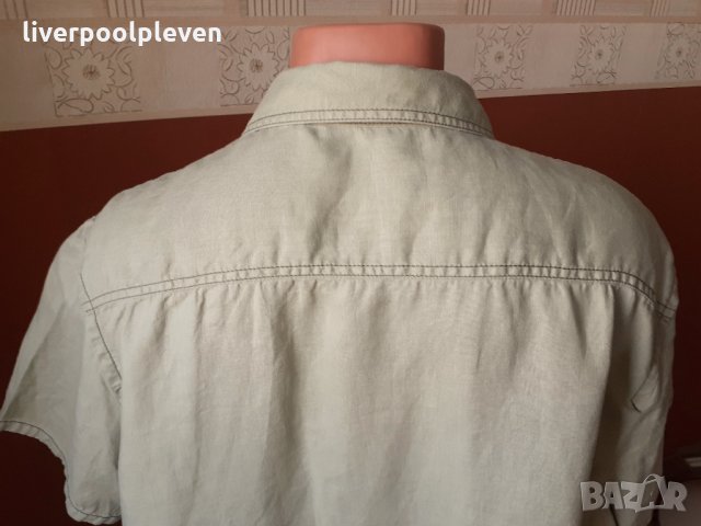 👉Разпродажба!Ленена Calvin Klein Original ХL, снимка 3 - Ризи - 33390634