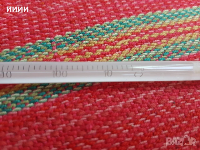 Живачен термометър от -12 до + 115, снимка 3 - Други инструменти - 53349877