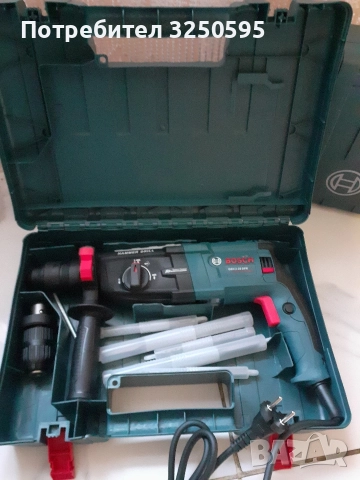 75лв чисто нов ПЕРФОРАТОР НА BOSCH 1600w 2.28 пишете или се обадете , снимка 2 - Бормашини - 52750702