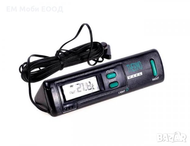 Термометър за Кола Автомобил Вътрешна Външна Температура с LCD дисплей, снимка 5 - Аксесоари и консумативи - 32395478