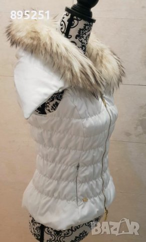 Бял елек на италианския бранд PHARD Размер S/М, снимка 2 - Елеци - 43516449