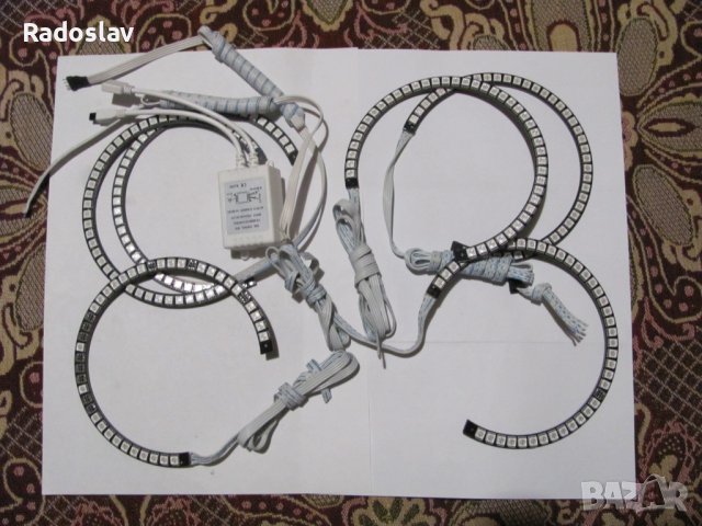 RGB LED ангелски очи Angel Eyes BMW за части