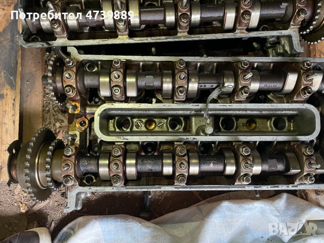 Продавам комплект цилиндрови глави с разпределителни валове BMW V8, снимка 7 - Части - 53499429