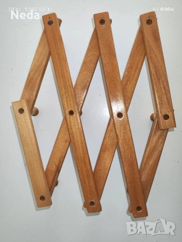 Малка дървена закачалка , снимка 2 - Закачалки - 50241745