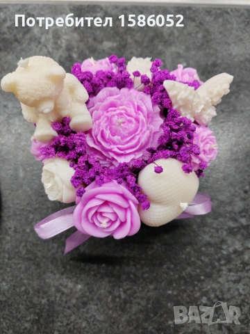 Букет от соеви свещи, снимка 11 - Други - 53156064