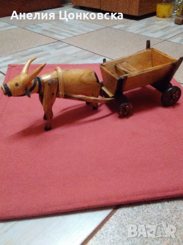 Двоен сувенир от дърво,ръчно изработен, снимка 1