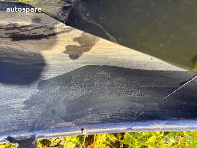 Оригинална броня за Ауди А4 B9. Фейслифт. 2019-2022г. 8W0807437AH. , снимка 9 - Части - 53266573