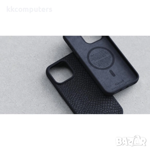 Njord Magsafe Удароустойчив калъф/ кожа от сьомга за Apple iPhone 15, снимка 3 - Калъфи, кейсове - 52144408