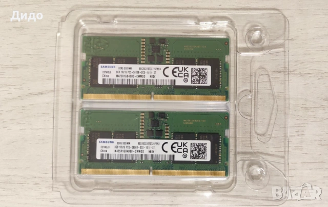 RAM лаптоп Samsung 2x8GB DDR5 5600 MHz