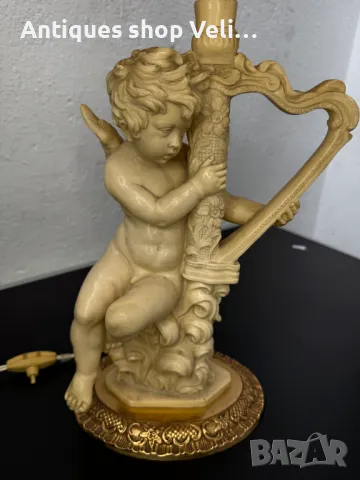 Италианска настолна лампа A. SANTINI №6963 , снимка 6 - Антикварни и старинни предмети - 50432957