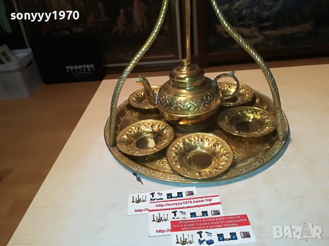 ОРИЕНТ ЕКСПРЕС-КОМПЛЕКТ ЗА ЧАИ ВНОС ФРАНЦИЯ L0511221919, снимка 11 - Антикварни и старинни предмети - 38571664