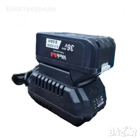 Немски ПРОМО Комплект Комбиниран Гайковерт-Винтоверт и Безчетков Ъглошлайф WerkBull 36V 8Ah, снимка 4 - Други инструменти - 47605767