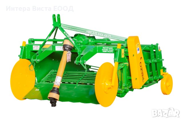 Двуредова машина  за вадене на картофи