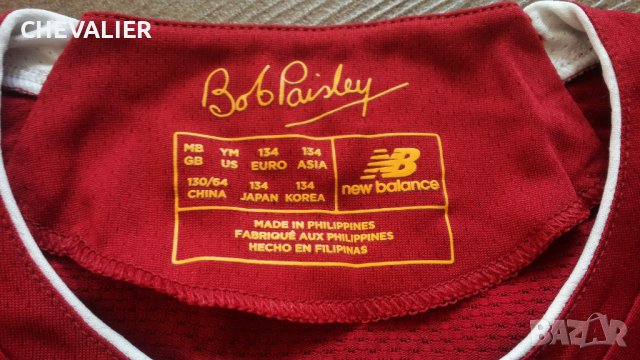 NEW BALANCE FC LIVERPOOL Kids Footall T-Shirt размер 9 години / 134 см детска футболна тениска 25-59, снимка 12 - Детски тениски и потници - 43544597