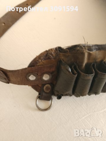  Стар автентичен Авджийски колани патрондаши  естествена кожа    , снимка 2 - Антикварни и старинни предмети - 43584600