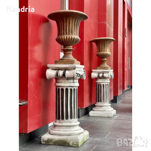Голяма декоративна римска ваза / кашпа, снимка 4 - Саксии и кашпи - 44066145