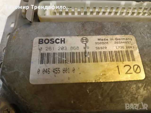 Компютър, ECU Fiat Brava,1.4, bosch 0261203868 , 0 261 203 868 , 0 046 455 801 0, 00464558010