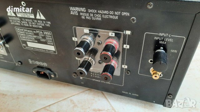 DENON POA 2800 , снимка 4 - Ресийвъри, усилватели, смесителни пултове - 33616570