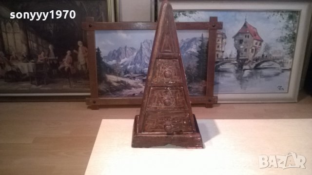 ПИРАМИДА-48Х25Х15СМ-АНТИКА-ВНОС ФРАНЦИЯ, снимка 5 - Антикварни и старинни предмети - 27439571