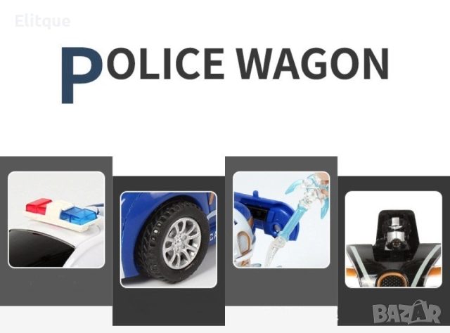 Детска играчка робот трансформираща се в количка - TOYCAR36, снимка 6 - Коли, камиони, мотори, писти - 52860803