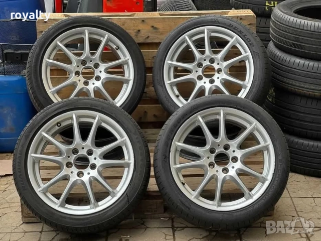 5х112 17 Лети Джанти Mercedes VW Фолксваген Seat Skoda Мерцедес ЕТ 49 J 7, снимка 4 - Аксесоари и консумативи - 52194455