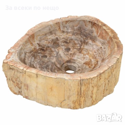 Мивка, 45x35x15 см, вкаменелост, кремава, снимка 10 - Мивки - 43483243