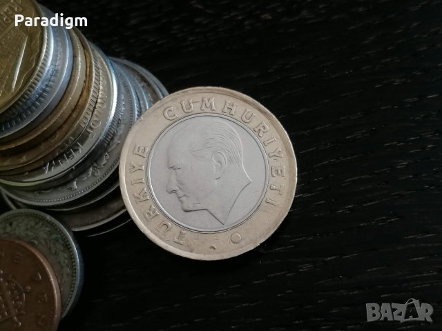 Монета - Турция - 1 лира | 2009г., снимка 2 - Нумизматика и бонистика - 28596464