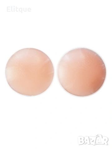 Самозалепващи силиконови лепенки за зърна – 7 см, снимка 3 - Други - 53332442