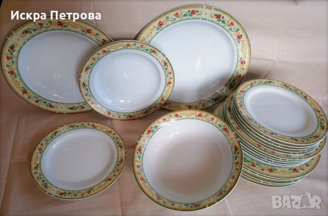  Порцелан Цветна феерия Румъния, снимка 2 - Сервизи - 38150228