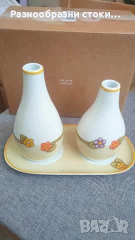 Комплект за олио и оцет от италианската марка THUN, от серията "Country"