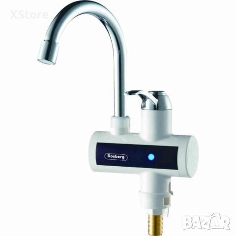 Нагревател за вода, за стена/ за плот 3000W, Бял, снимка 4 - Смесители - 52588564