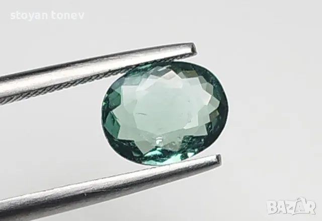 Очарователен синьо зелен Параиба турмалин с VS чистота - 0.77кт.! Нов!, снимка 8 - Други - 50277936