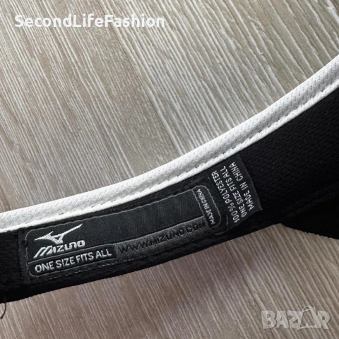 Mizuno козирка черно бяло , снимка 5 - Шапки - 53094304