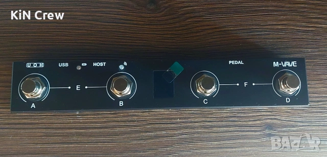 M-Wave Chocolate Plus – Wireless MIDI Foot Controller / МИДИ Педал, снимка 3 - Китари - 53597717