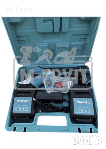 Акумулаторна лозарска ножица Макита 36V 8Ah, снимка 2 - Други машини и части - 51742408