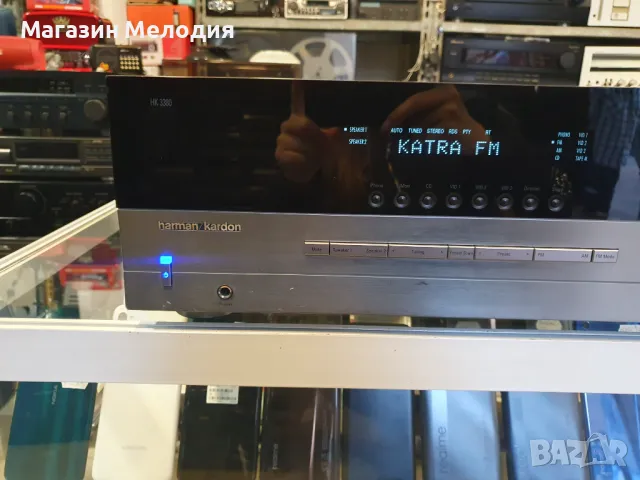 Ресийвър Harman/Kardon HK 3380 Две по 80 вата на 8 ома. В отлично техническо и визуално състояние., снимка 3 - Ресийвъри, усилватели, смесителни пултове - 47853093