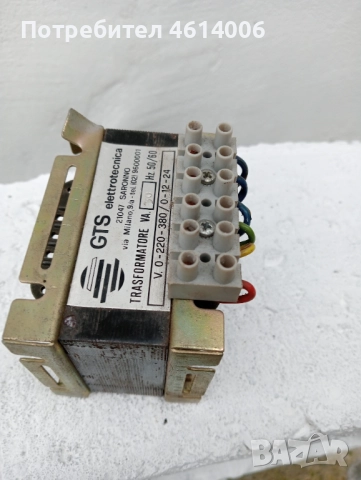 Трансформатор от 220 на 24 волта, снимка 4 - Електродвигатели - 52063314