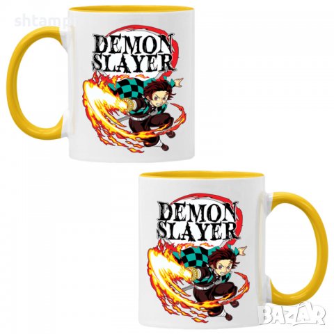 Чаша Demon Slayer Tanjiro Kamado 01,Керамична Чаша, Кафе Чай, Игра,Изненада,Подарък,Повод,Празник,Ро, снимка 7 - Чаши - 38472286