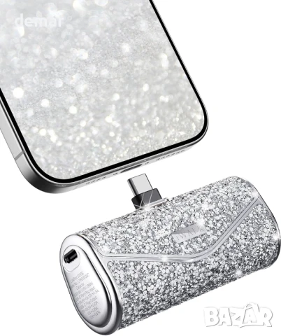 Външна батерия iWALK Sparkly 22.5W, 5000mAh, с вграден USB-C конектор, снимка 1