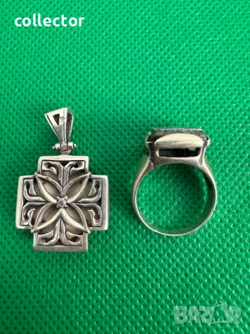 Дизайнерски сребърен комплект - Nikolas. №7592, снимка 8 - Бижутерийни комплекти - 52318525