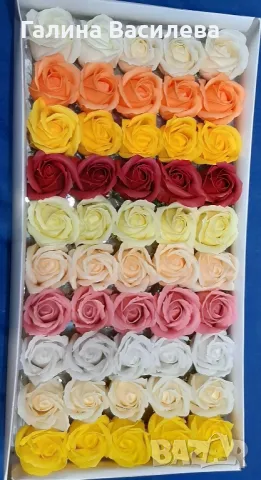 Сапунени рози , снимка 2 - Декорация за дома - 40596237