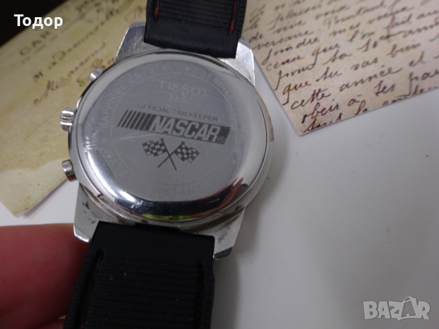 Кварцов мъжки часовник хронограф Tissot, снимка 8 - Мъжки - 36573266