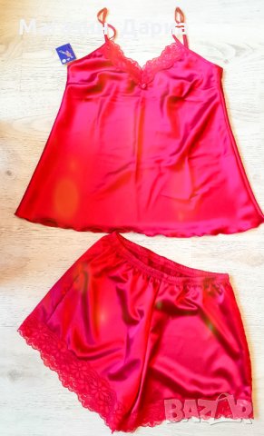 Сатенен комплект от две части, снимка 5 - Бельо - 32560148