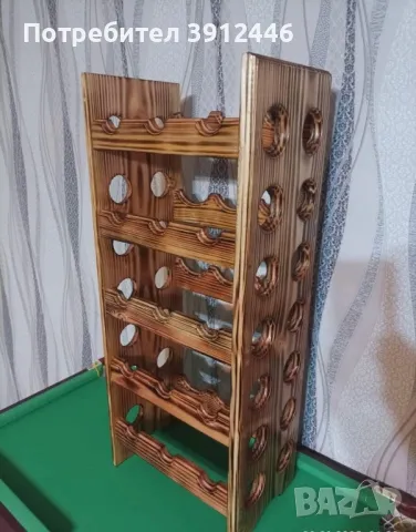 Стойка за вино, снимка 3 - Етажерки - 49640766