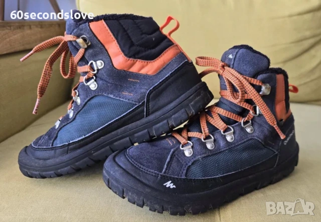 QUETCHA непромокаеми топли детски зимни обувки 34 номер, снимка 2 - Бебешки боти и ботуши - 53164648