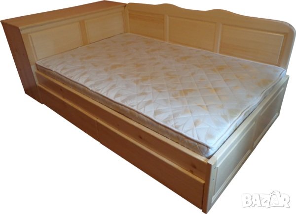 Легло с ракла и с две чекмеджета