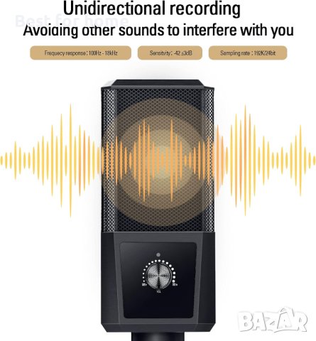 Професионален  кондензаторен USB микрофон  JEEMAK PC23 , снимка 3 - Микрофони - 43510818