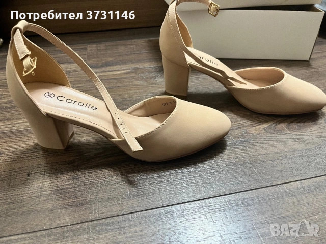 НОВИ сандали в бежов цвят, снимка 2 - Сандали - 53486157